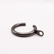 Large Black Nickel C -Split Passing Rings for (25mm-30mm Poles)